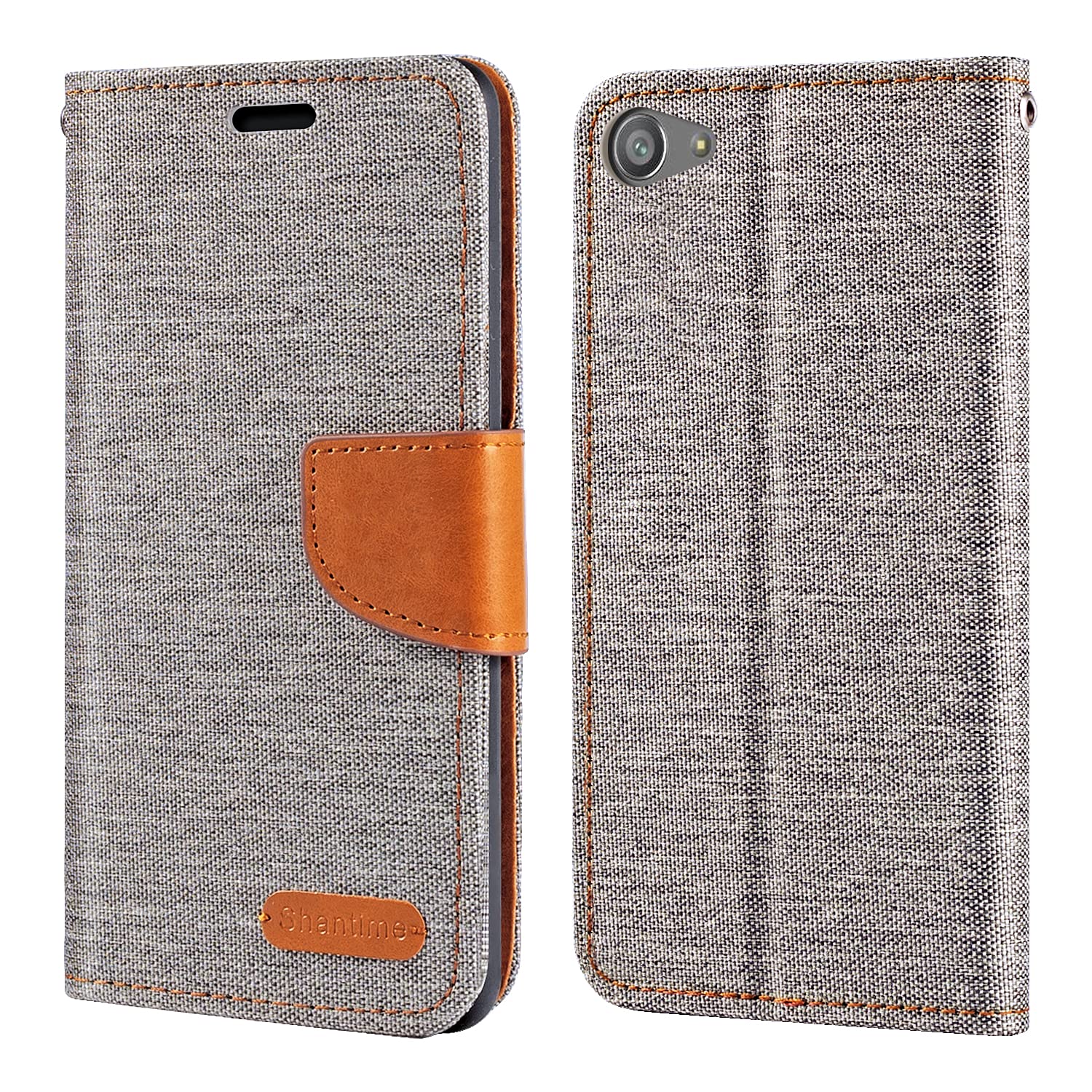 Sony Xperia Z5 Compact Case - Premium Oxford Leather Wallet Cover with Soft TPU Back & Magnetic Flip Closure | Perfect for Business, Travel & Everyday Protection