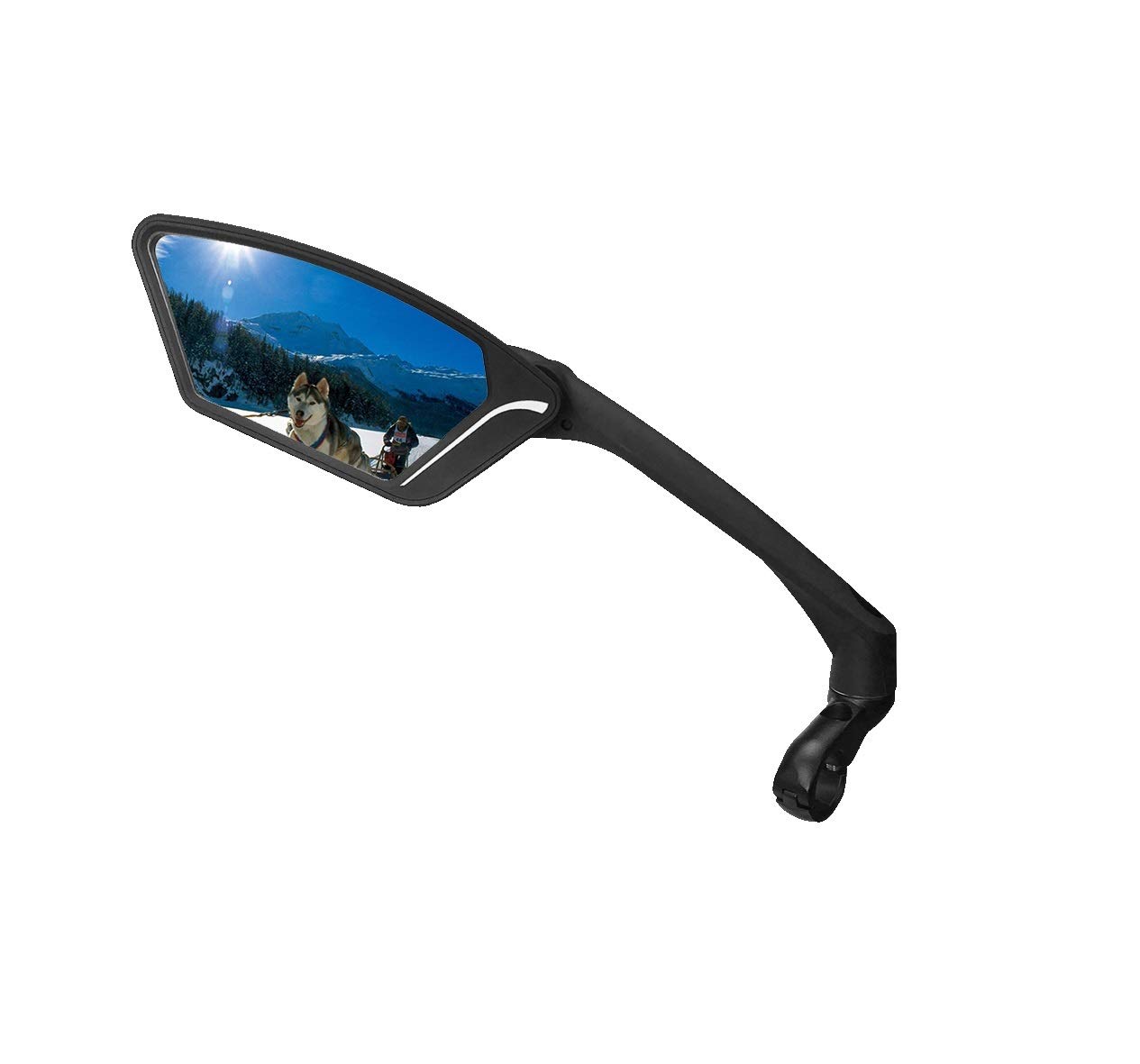 MEACHOW Scratch-Resistant Bike Mirror - Rotatable Handlebar Rearview Mirror for Safe Cycling, ME-010 | Durable Glass Lens for Road & Mountain Bikes | Perfect for Commuting, Touring & Outdoor Adventures