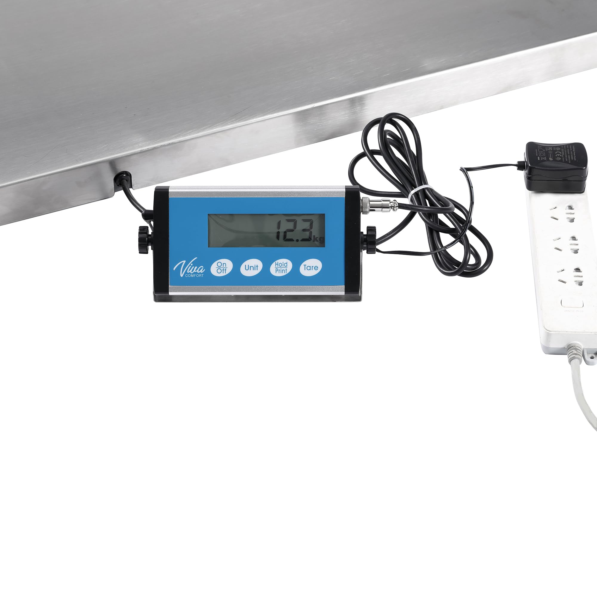 Digital Veterinary Scale for Large Dogs & Livestock - Heavy Duty 660 lbs Capacity (44.09