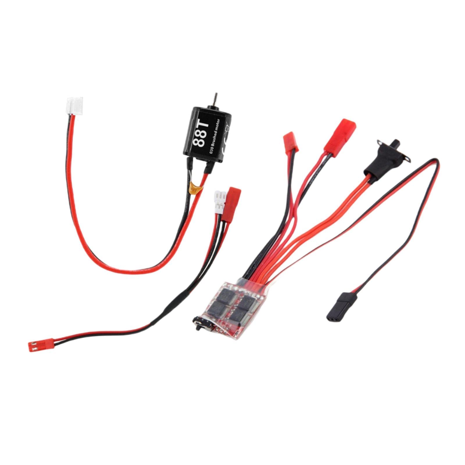 High Torque Brushed RC Motor for RC Cars - Upgraded Replacement Part for Enhanced Performance - Ideal for Racing, Off-Roading & DIY RC Car Projects