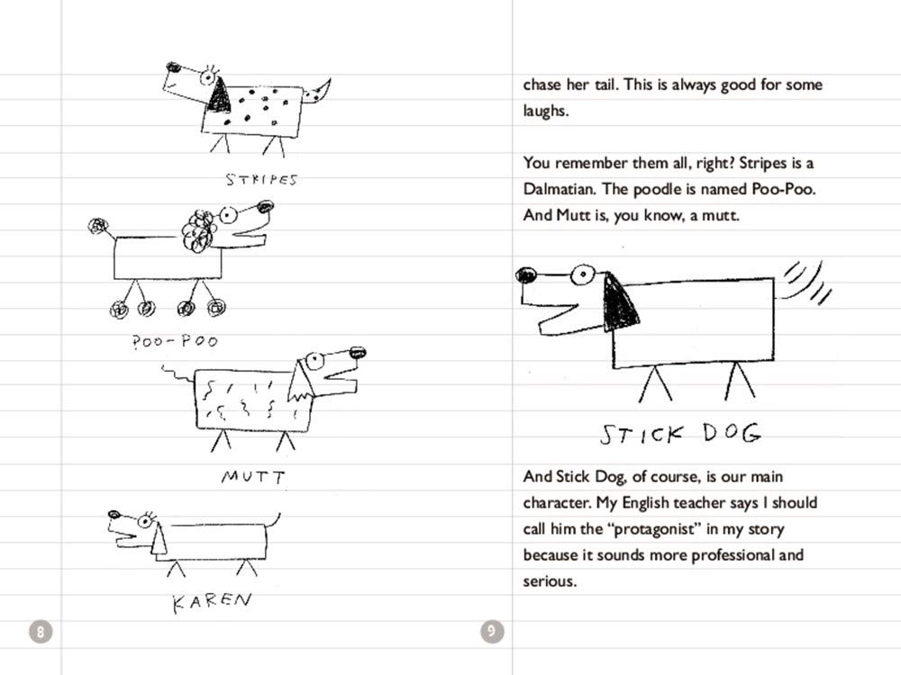 Stick Dog Chases a Pizza - Book 3 in the Stick Dog Series | Fun Children's Chapter Book for Early Readers | Perfect for Bedtime Stories & Classroom Reading