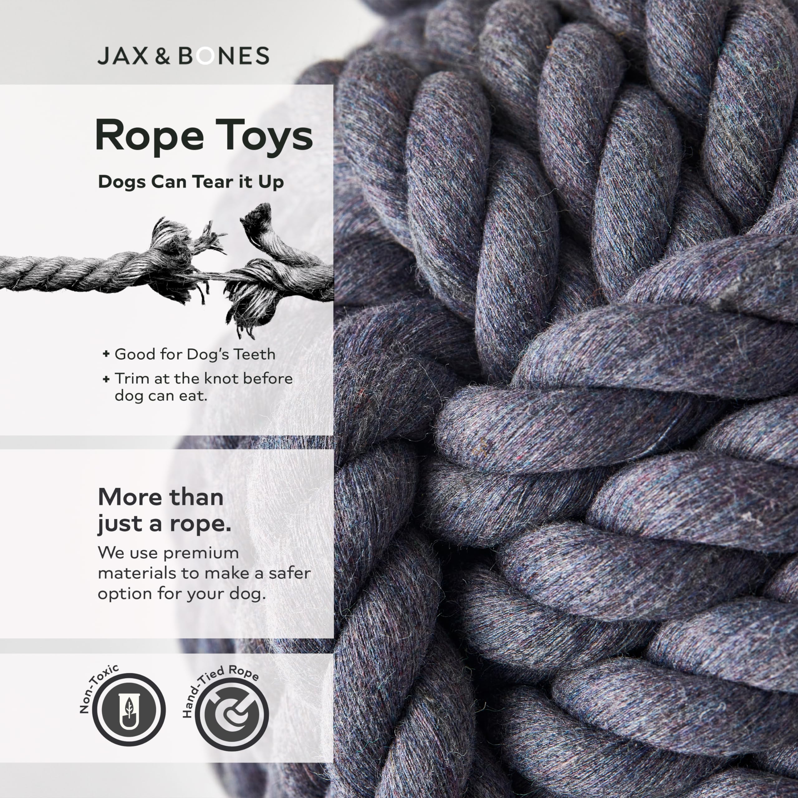 Jax & Bones Dog Rope Toy - 5