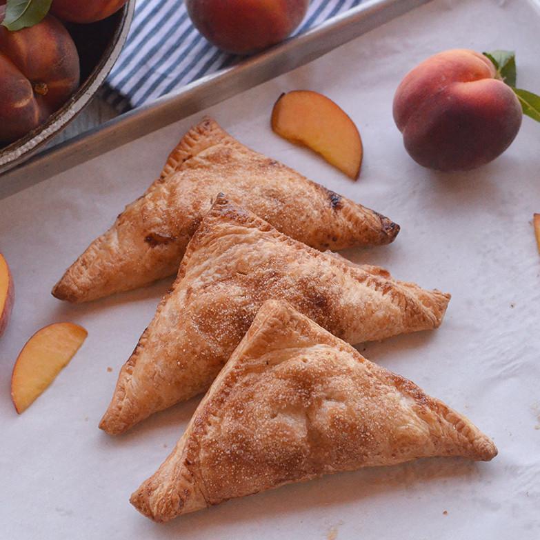 Delicious Peach Turnovers - Flaky Pastry with Sweet Peach Filling | Perfect for Breakfast, Dessert & Party Snacks