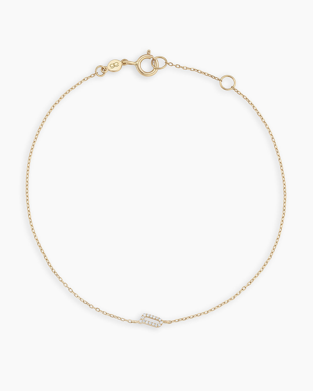 Diamond Pavé Alphabet Bracelet - Personalized Initial Letter Bracelet for Women, Sterling Silver or Gold Plated, Elegant Gift for Birthday, Anniversary, Valentine's Day | Perfect for Everyday Wear & Special Occasions