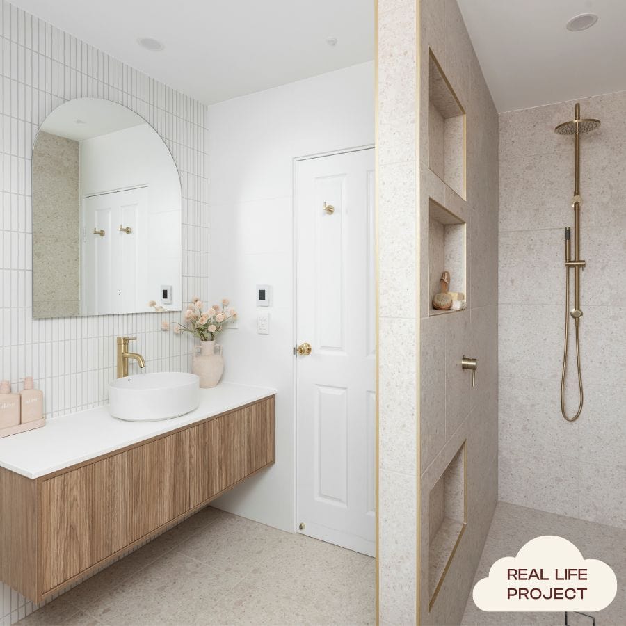 Premium Yamba Clay Terrazzo Look Tile - Elegant Floor & Wall Tile for Kitchen, Bathroom, and Living Room Decoration