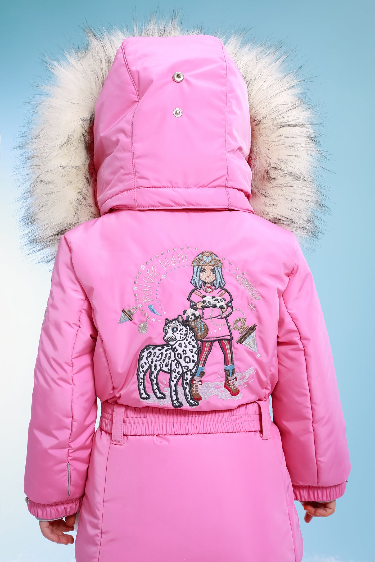 White Pepper Girls' Ski Jacket - Lolly Pink, Waterproof & Warm Winter Coat for Toddlers 2-3 Years | Perfect for Snow Play, Skiing & Outdoor Winter Adventures