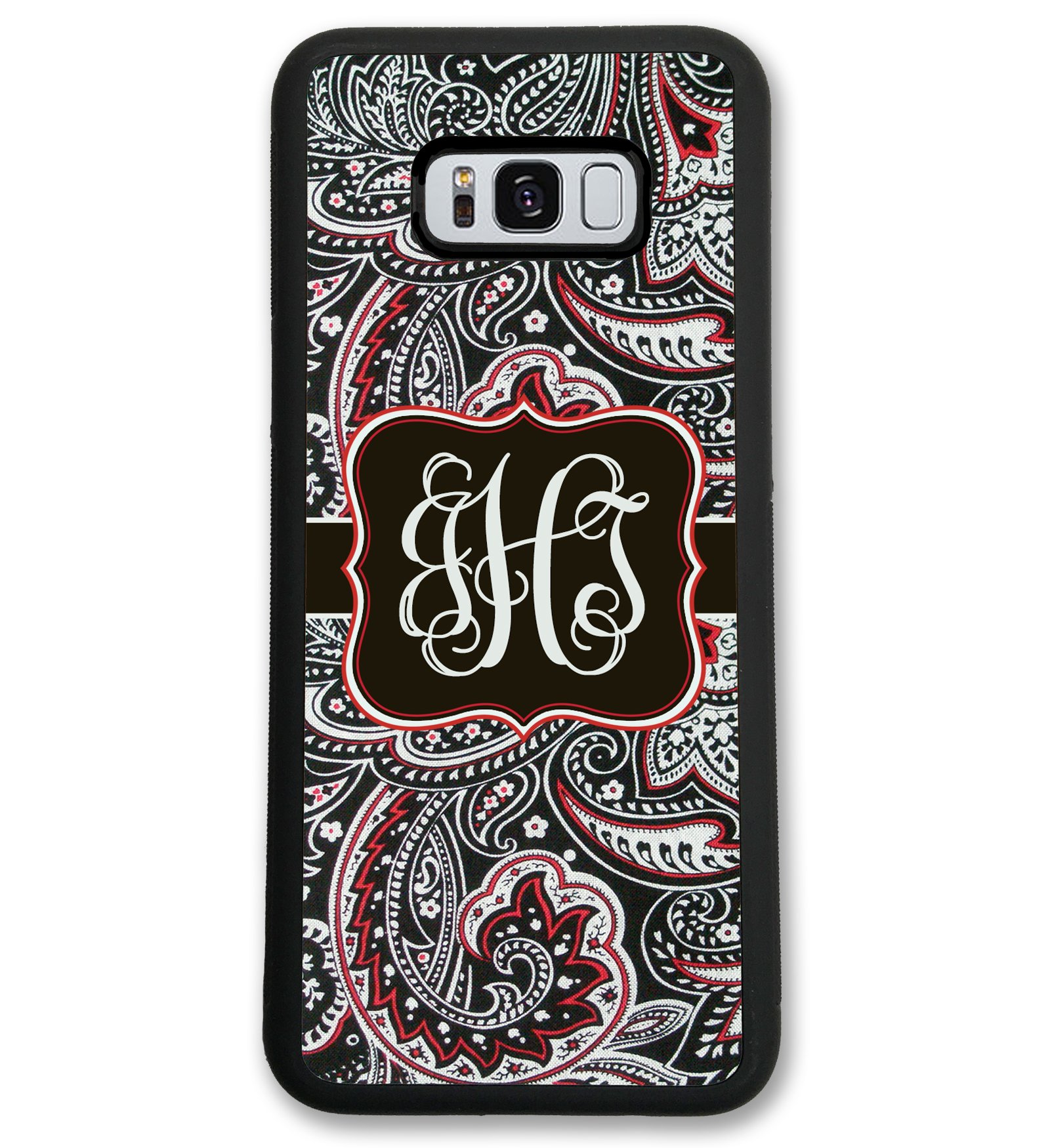 Custom Samsung Galaxy S7 Edge Case - Personalized Monogram Phone Cover for 5.5