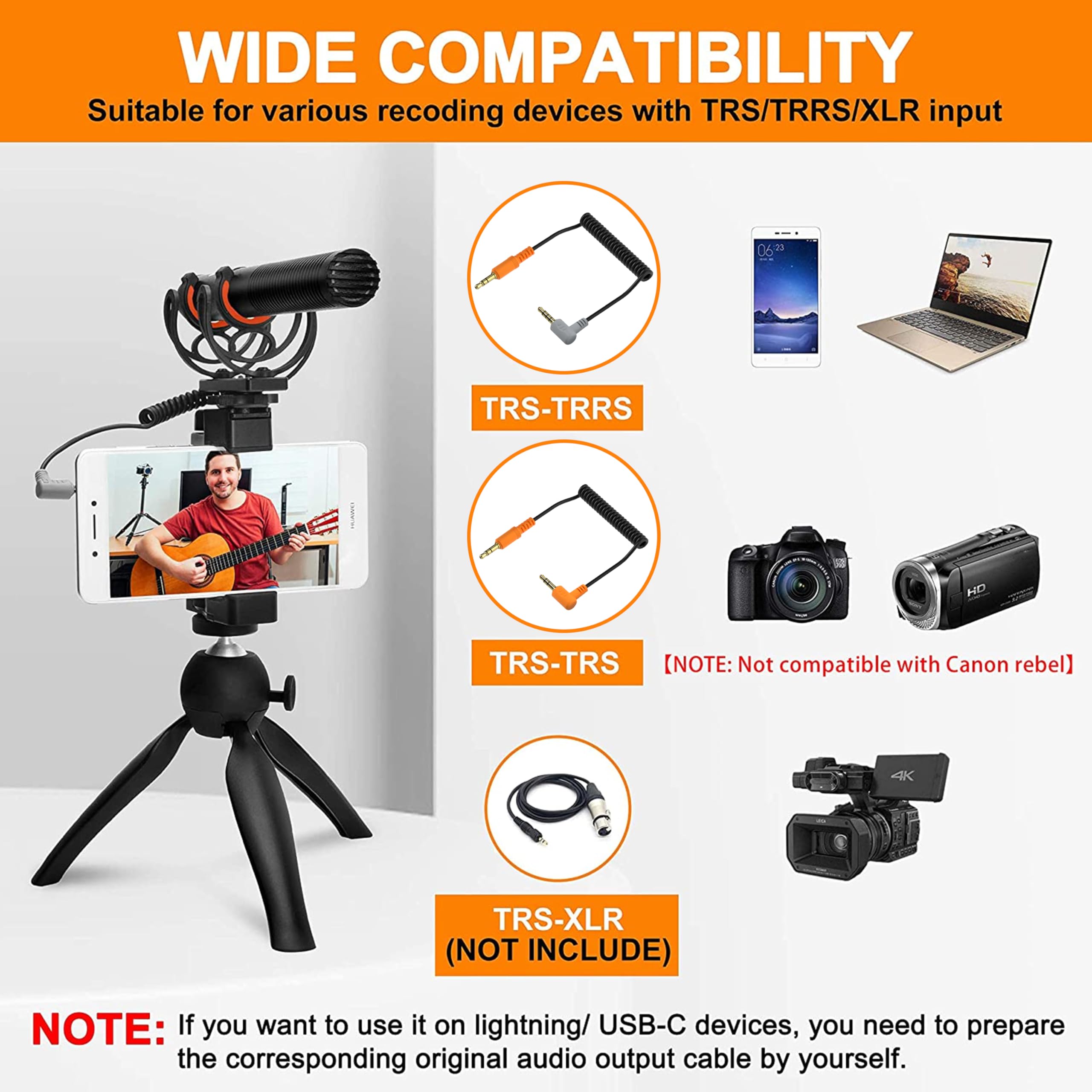 COMICA VM20 Super-Cardioid Shotgun Microphone with Rycote Shockmount & Windscreen - Professional Camera Mic with OLED Display for DSLR, Smartphones, Tablets - Perfect for Vlogging, Interviews & Outdoor Recording