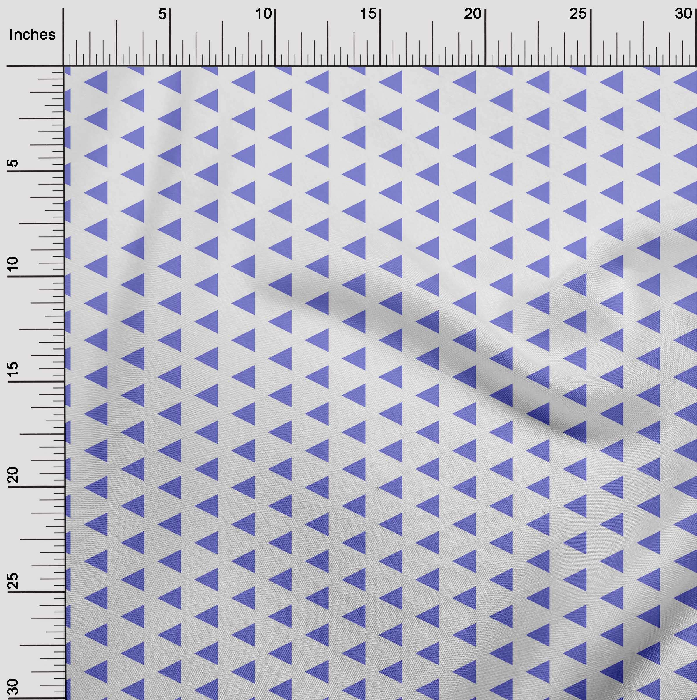 oneOone Rayon Violet Geometric Print Fabric by The Yard - 56 Inch Wide DIY Sewing Material for Dresses, Scarves & Home Decor