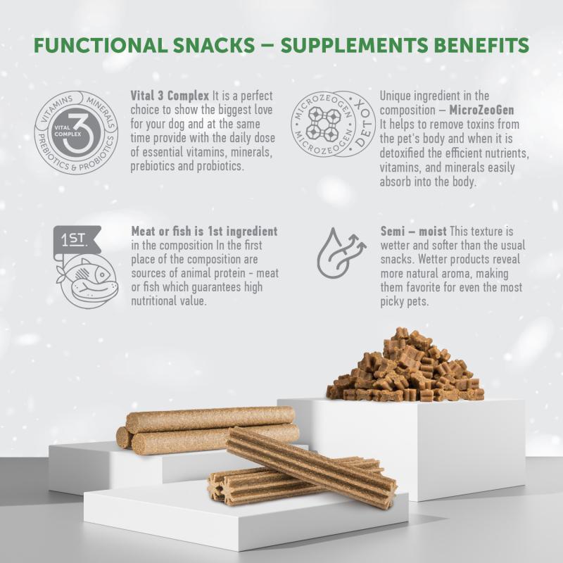 Premium High-Protein Dog Treats with Insects & Rice - Supports Endurance & Muscle Health for Active Adult Dogs - Perfect for Training, Hiking & Outdoor Adventures