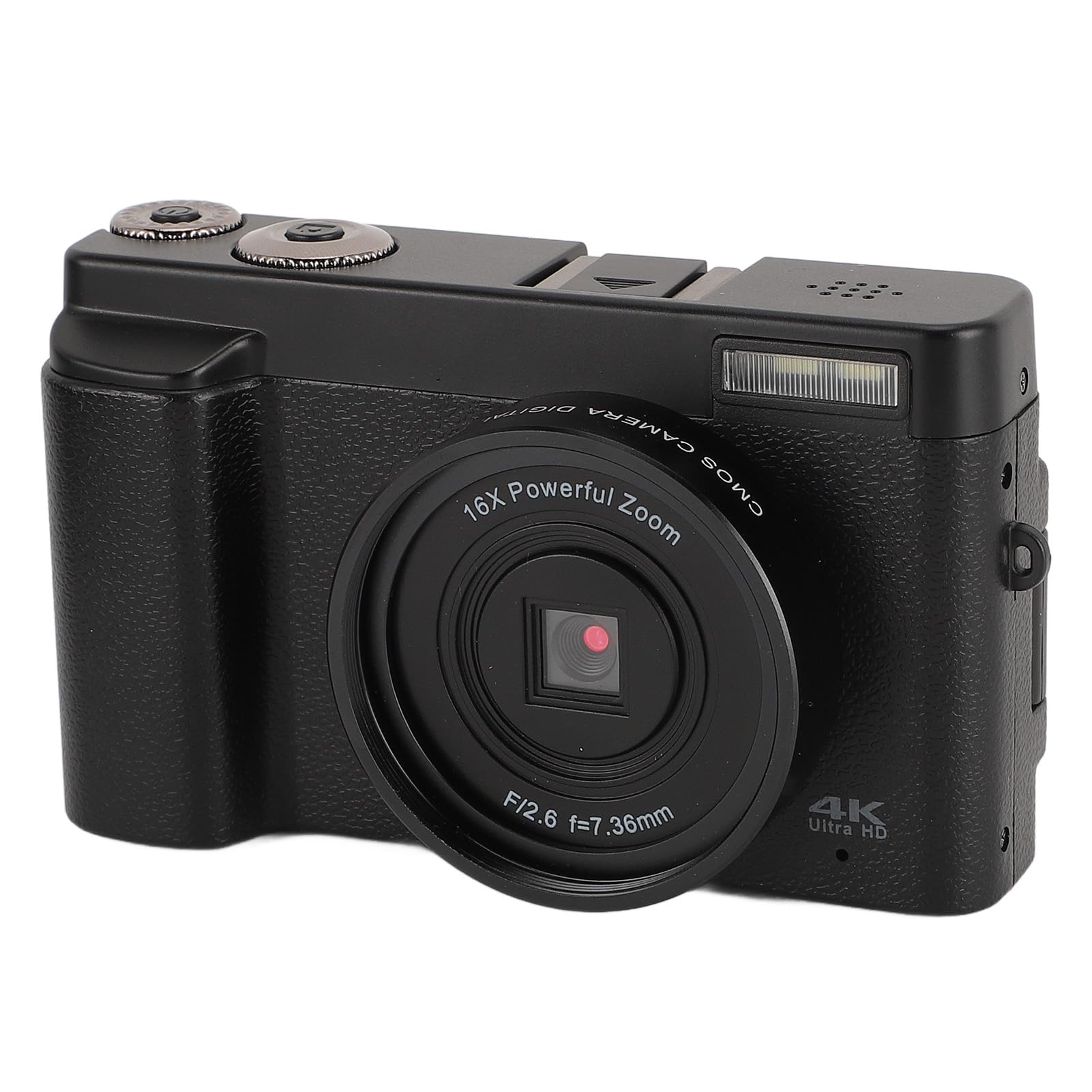 4K HD 48MP Digital Camera with 16x Zoom & Flip Screen - Jectse Vlogging Camera for Travel, YouTube, Kids & Beginners | Perfect for Family Vacations, Birthday Gifts & Content Creation