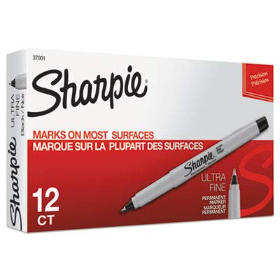 Sharpie Ultra-Fine Permanent Marker - Black Ink for Office & Art