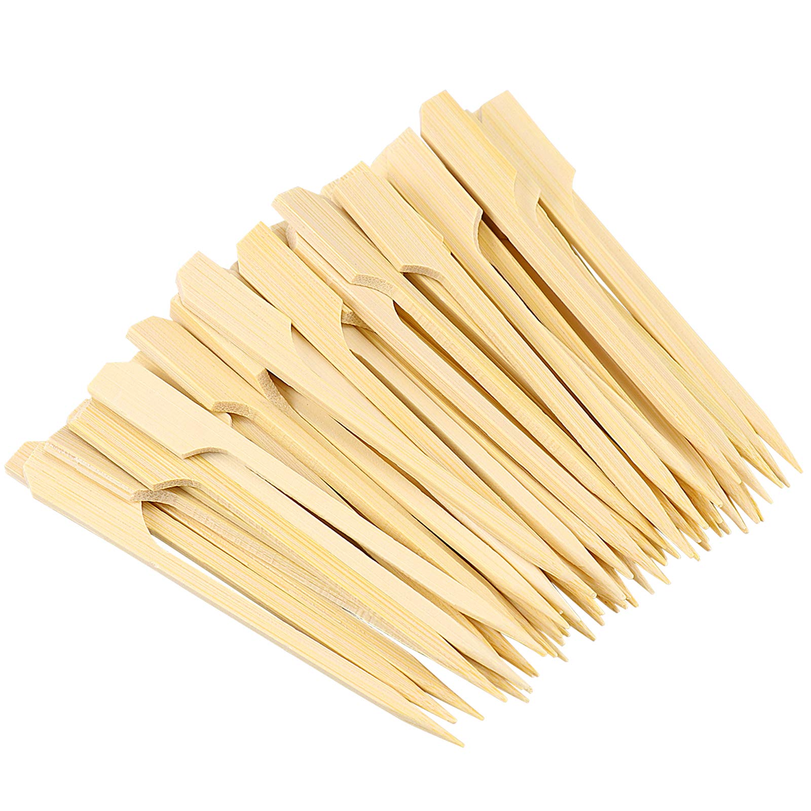 Hysagtek 400 Pcs 3.5 Inch Bamboo Skewers - Wooden Cocktail Picks for Appetizers, Fruit, Sandwich, BBQ & Grilling | Perfect for Party Snacks, Charcuterie Boards & Home Entertaining