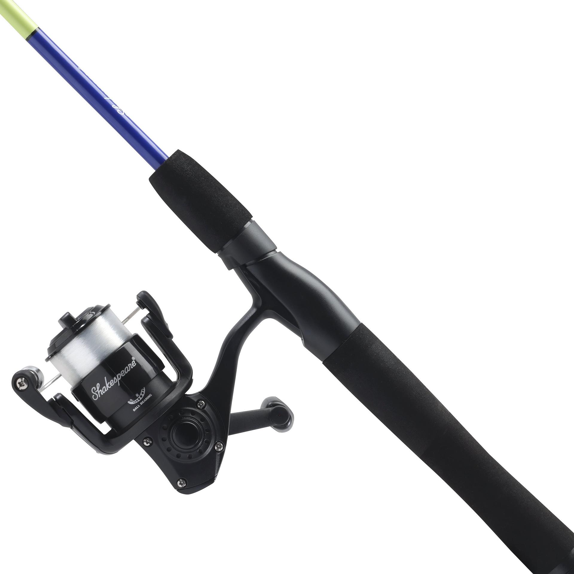 Catch More Fish® Lake Pond Spinning Fishing Rod - Lightweight Yellow Spinning Rod for Freshwater Fishing | Perfect for Bass, Trout, and Panfish Angling in Lakes & Ponds