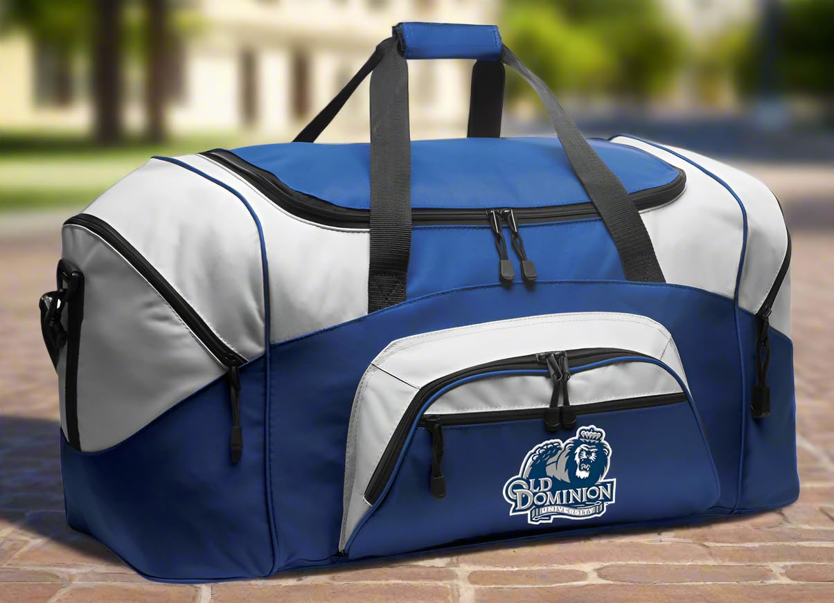 Old Dominion University Duffel Bag - Large ODU Gym Bag for Men & Women, Travel Suitcase, Sports Equipment Bag - Perfect for Workouts, Travel & College Campus Life