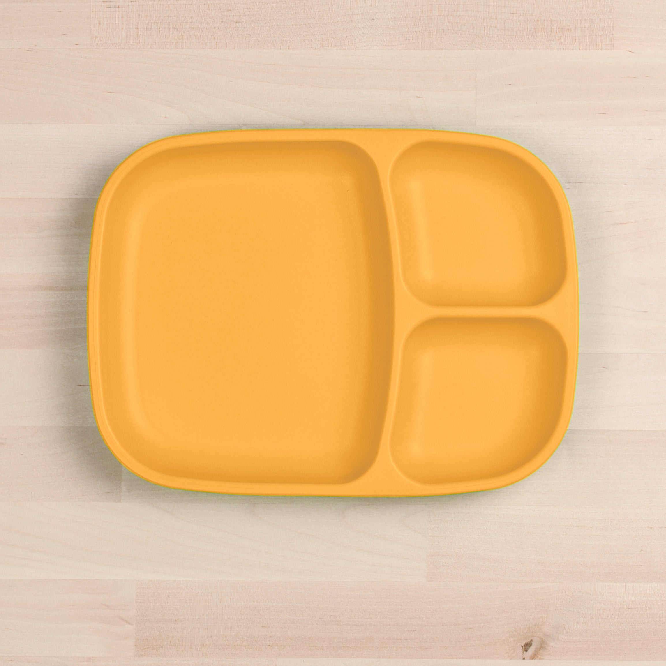 Re Play Divided Plate Large - BPA-Free, Eco-Friendly Kids Dinnerware for Toddlers & Babies - Perfect for Home, School, and Travel Meals