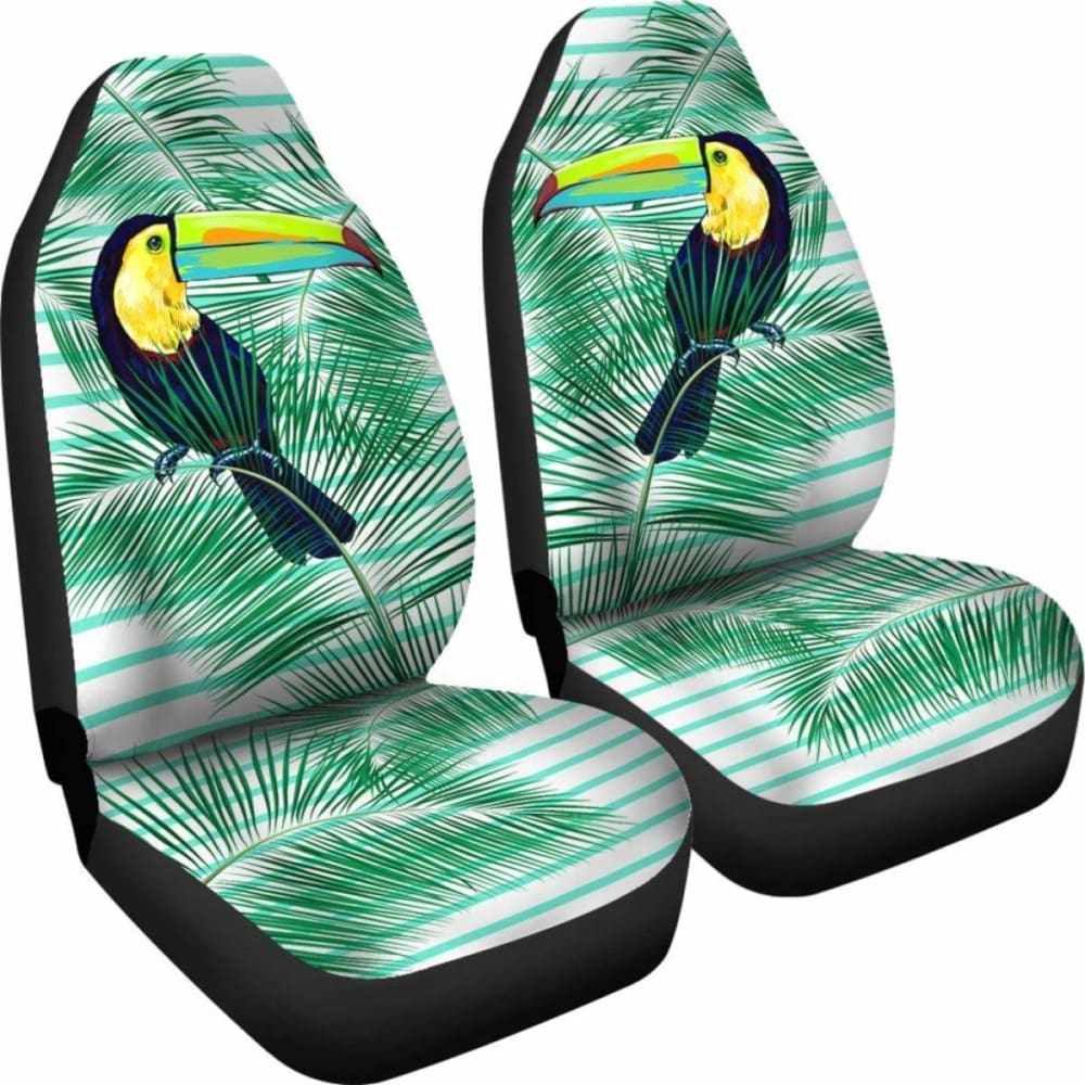 Belize Toucan Car Seat Covers - Waterproof & Universal Fit for Cars, Trucks & SUVs - Vibrant Tropical Bird Design - Perfect for Road Trips, Commuting & Protecting Your Seats