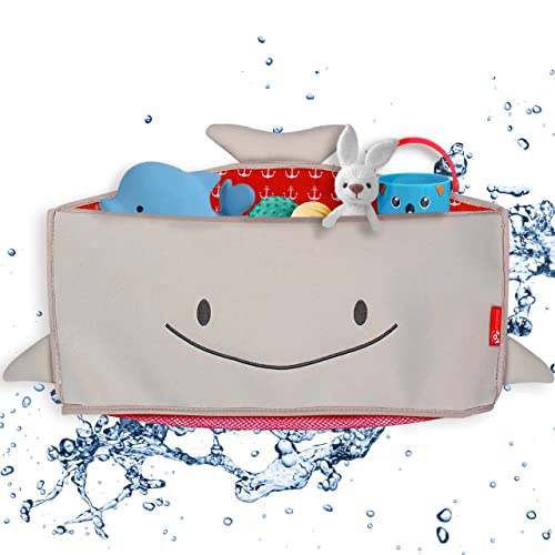 Simple Joy Bathtub Toy Organizer for Baby, Kids & Toddlers - Mesh Bath Toy Caddy with Hanging Net - Shower Storage Organizer for Bathroom Accessories - Perfect for Crayons, Foam Letters & Rubber Ducks - Ideal for Bathtime Fun and Bathroom Organization