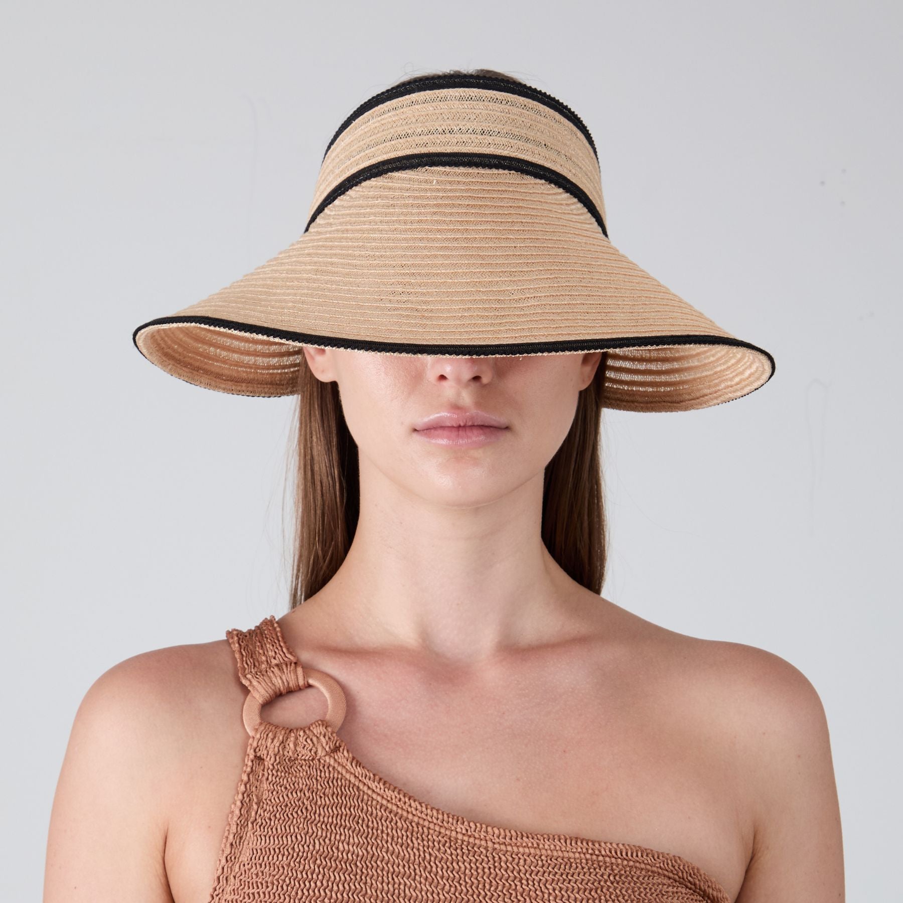 Trixie Packable Hemp Visor Hat - Adjustable Sun Hat for Women & Men - Lightweight Travel Hat for Beach, Hiking, Golf & Outdoor Activities