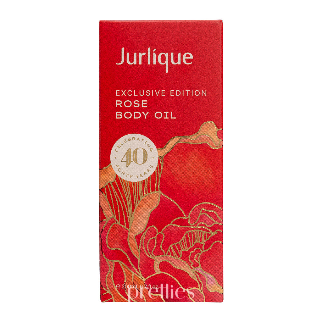 Jurlique Exclusive Edition Rose Body Oil 200ml - Hydrating & Nourishing Dry Skin - Perfect for Massage, Aromatherapy & Daily Moisturizing
