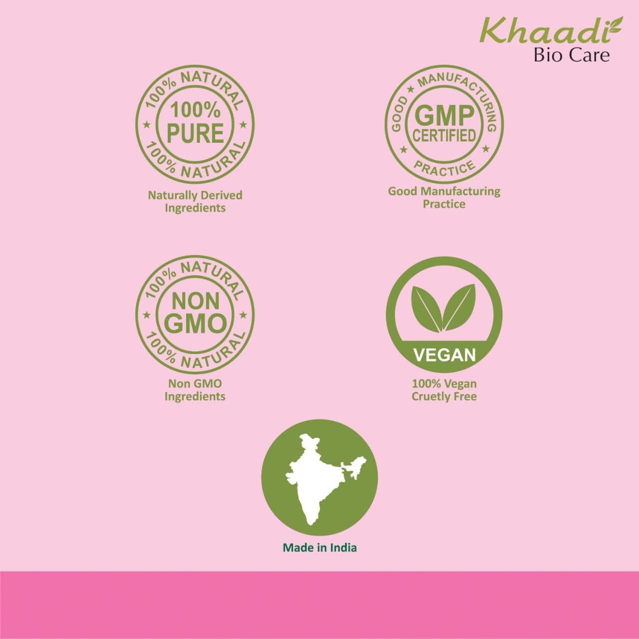 Khaadi BioCare Rose Petals Powder (Rosa Indica) for Skin Care - Vitamin A & C Enriched, Promotes Collagen Production & Skin Cell Renewal for Glowing Healthy Skin - 2 Pack (100g Each) Total 200g - Perfect for DIY Face Masks, Serums & Natural Skincare Routines