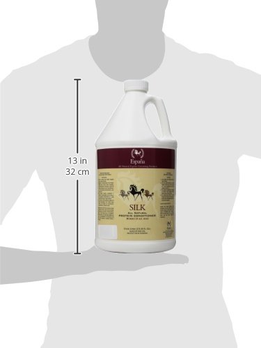 Espana Silk ESP1025E Horse Silk Protein Conditioner - 135.28 oz | Deep Moisturizing & Detangling for Show Horses & Daily Care | Perfect for Competition Prep & Coat Maintenance
