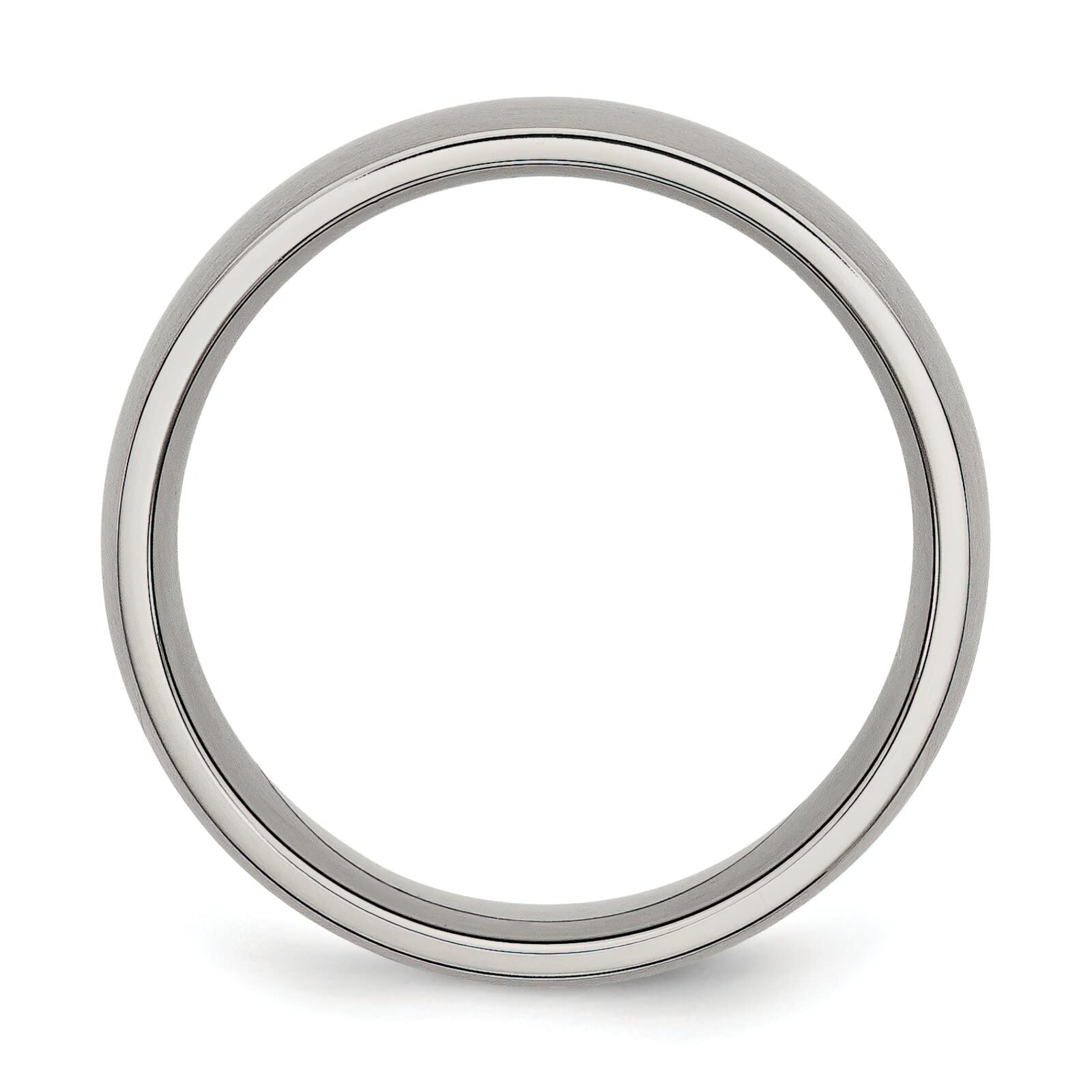 8mm Brushed Titanium Men's Wedding Ring Band - Size 13 - Durable & Comfortable for Everyday Wear, Anniversary Gifts & Special Occasions