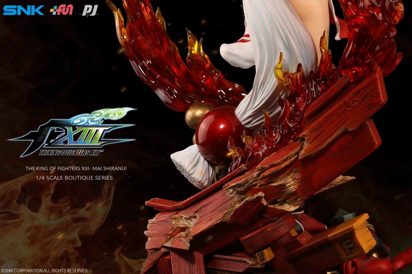 PIJI Studio Licensed KOF Mai Shiranui Action Figure - The King of Fighters Collectible for Anime Fans & Gamers | Perfect for Display, Cosplay Inspiration & Gaming Room Decor