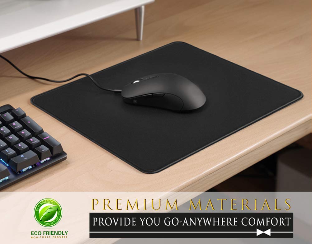 Ergonomic Mouse Pad with Wrist Support - Non-Slip Computer Mouse Pad for Office & Gaming - Comfortable Wrist Rest for Long Hours of Work or PC Gaming