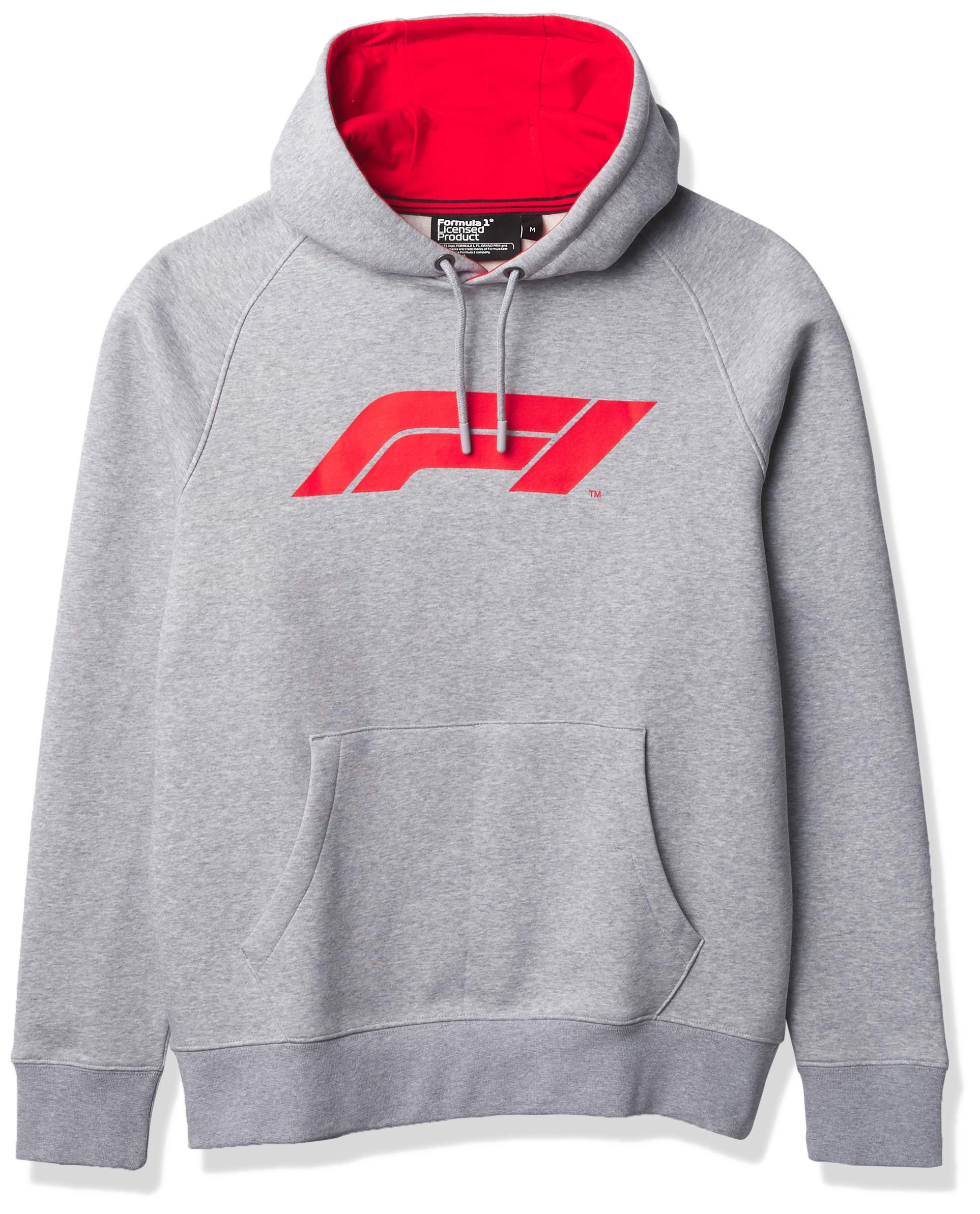 Fuel For Fans Men's Large Logo Hooded Sweatshirt | Comfortable Pullover Hoodie for Casual Wear, Gym & Outdoor Activities