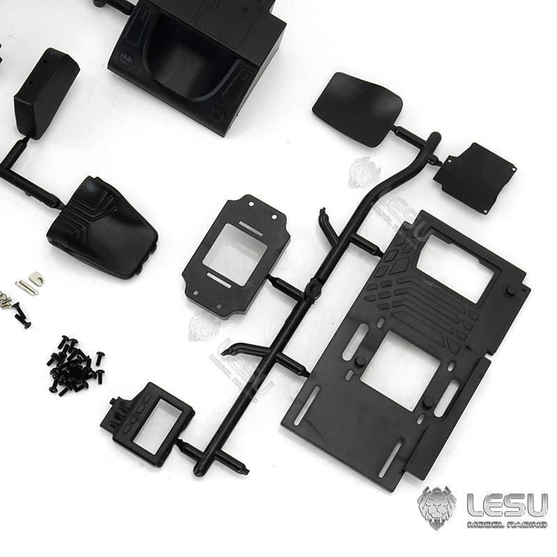 1/14 LESU PC360 Metal Excavator Truck Tracks Kit with Sprocket, ESC Motor & Metal Cabin - Heavy Duty Grab Grapple Bucket for RC Construction Vehicles - Perfect for RC Model Building, Construction Simulation & Collectors