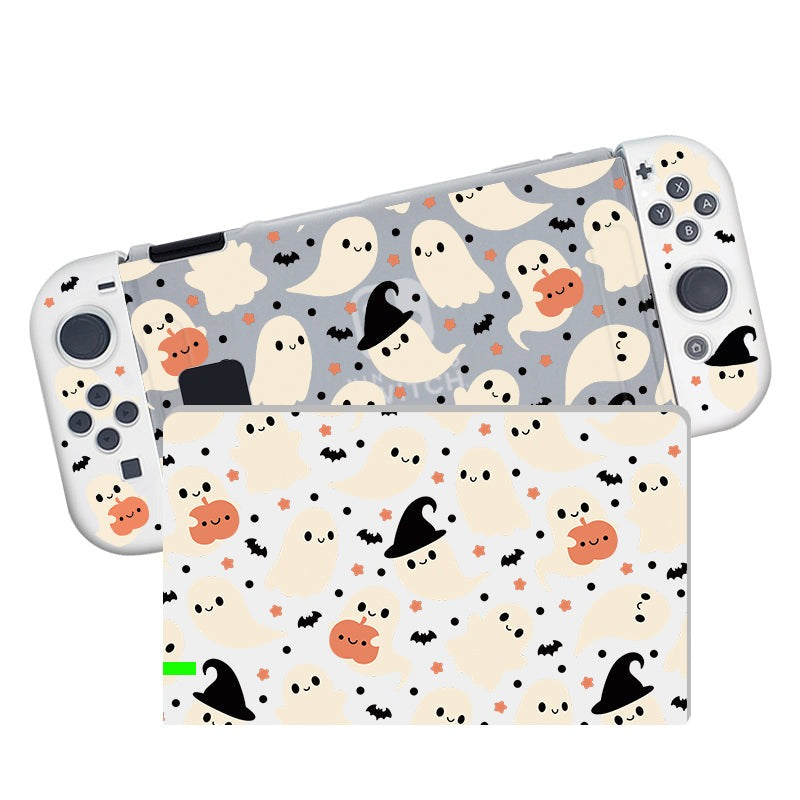 Spooky Ghost Protective Case for Nintendo Switch - Durable & Lightweight Cover for Gaming On-The-Go