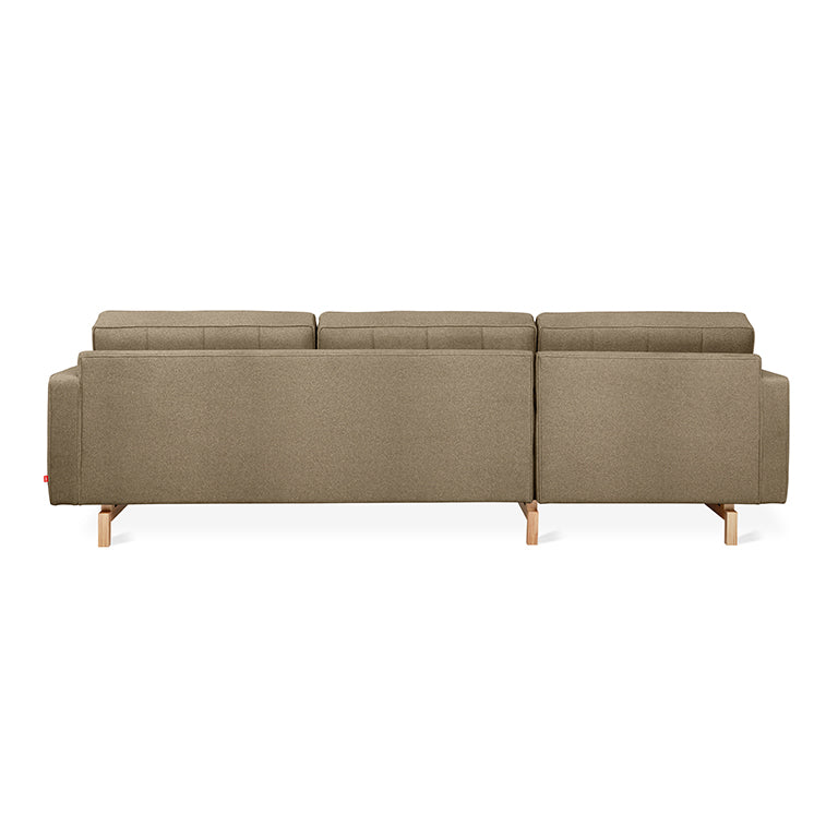 Jane 2 Bi Sectional Sofa - Modern L-Shaped Couch with Reversible Chaise for Living Room, Family Room & Apartment | Comfortable Fabric Sectional Sofa with Sturdy Frame