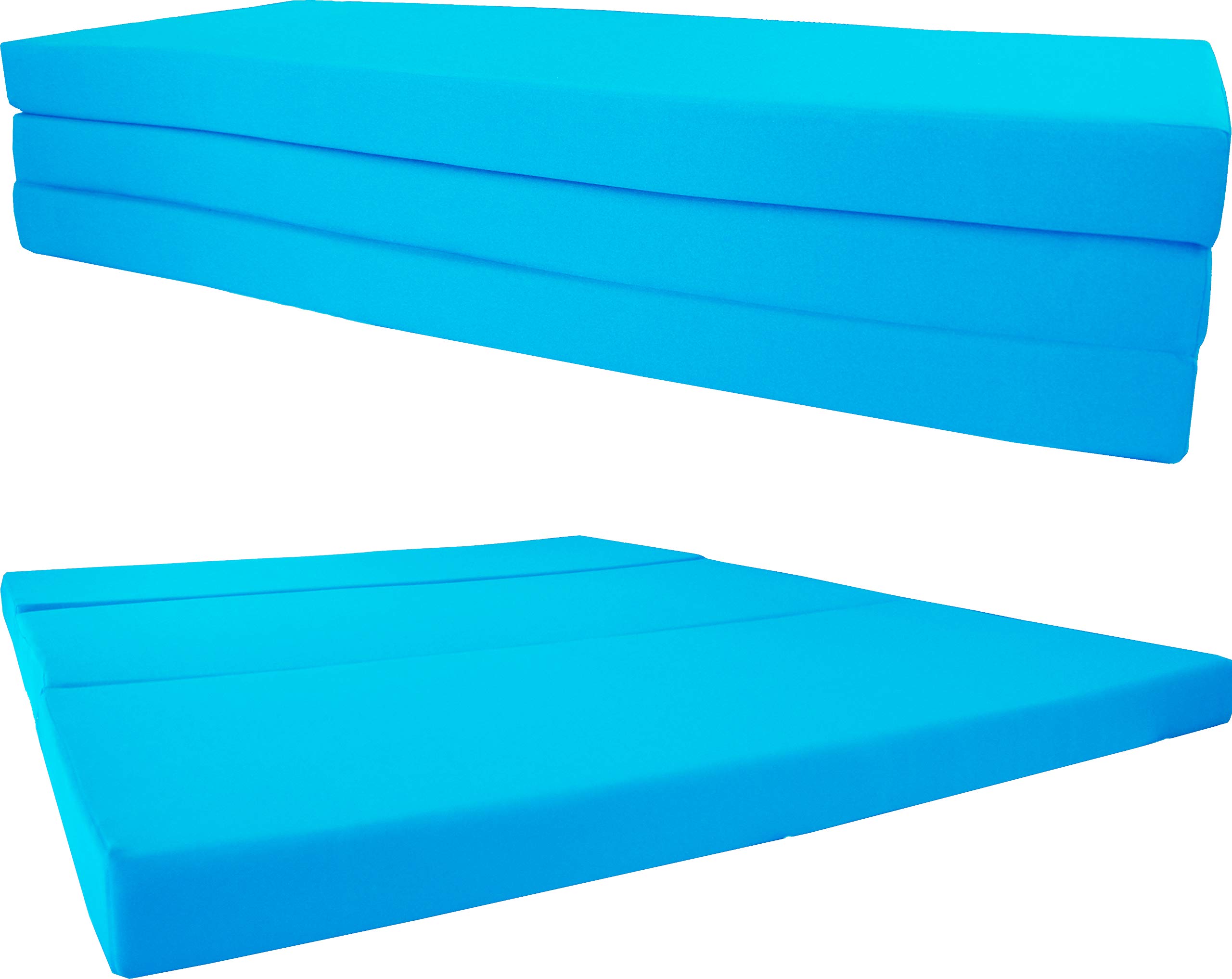 Queen Size Turquoise Shikibuton Folding Mattress - 80