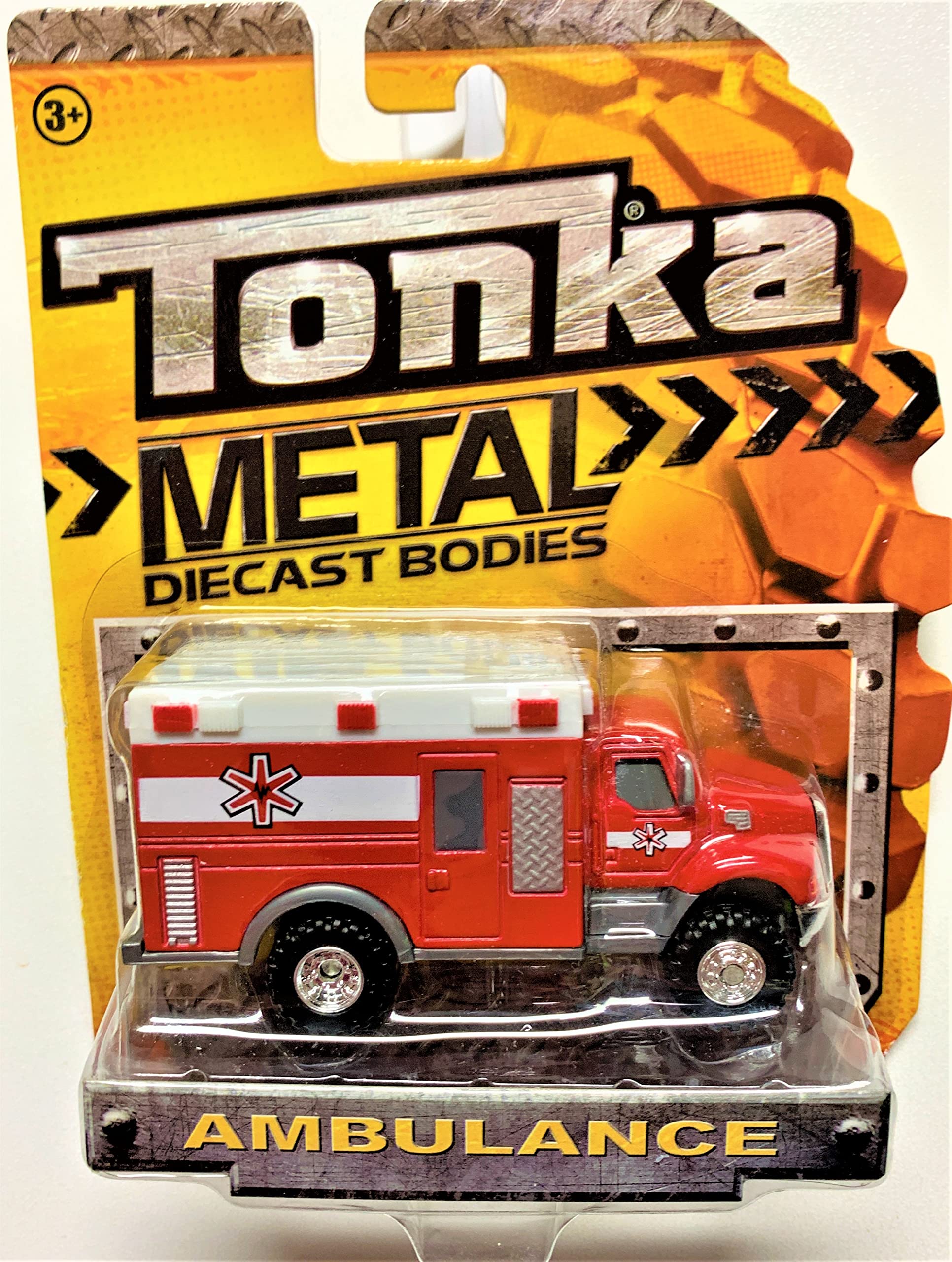 Tonka Metal Ambulance Toy - 1:50 Scale Die-Cast Model Car (4-5