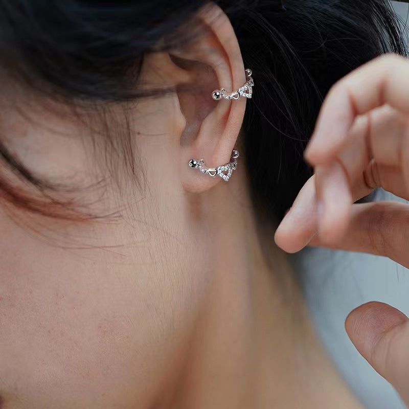 20G Silver Butterfly Cartilage Helix Conch Hoop Earrings for Women - Dainty Body Jewelry for Tragus, Helix, Conch Piercings | Perfect for Everyday Wear & Special Occasions