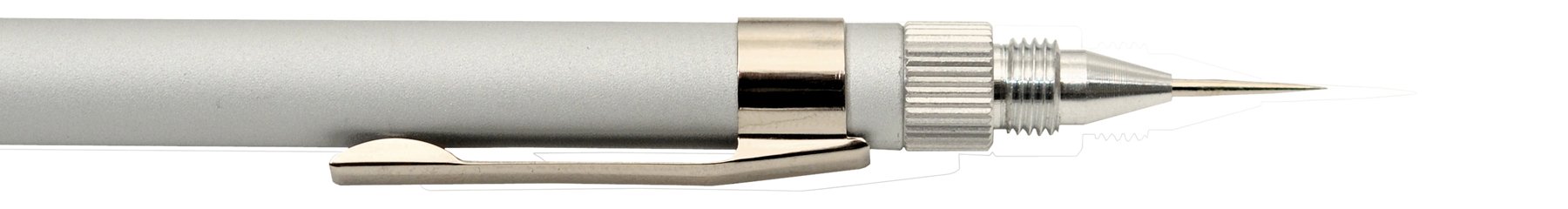 NT Cutter D-1000P Aluminum Art Knife Holder with Needlepoint & Burnishers - Precision Crafting Tool for Artists, DIY Projects, and Model Making