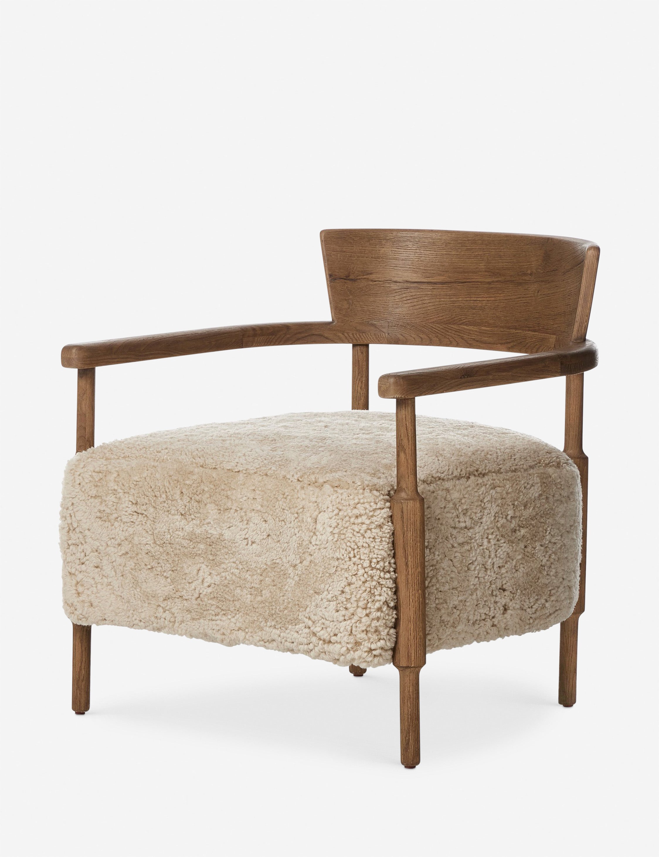 Amber Lewis x Four Hands Bennett Accent Chair - Modern Upholstered Lounge Chair for Living Room, Bedroom & Office - Stylish Home Decor with Comfortable Seating