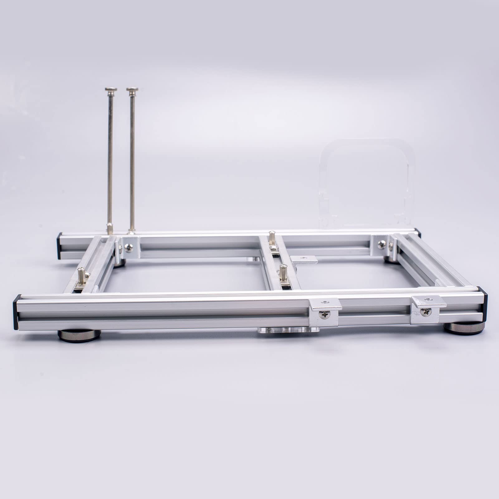 DIY Open Frame PC Case - Aluminum Chassis Bracket for Motherboard & GPU Support | Computer Test Bench for ATX/Mini-ITX | Perfect for PC Building, Modding & Hardware Testing | Home Office & Gaming Setup