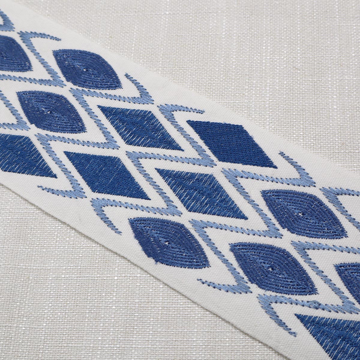Ikata Embroidery Tape Blues - Premium Magnetic Fabric for Sewing & Crafting - Perfect for DIY Projects, Quilting, and Clothing Repair