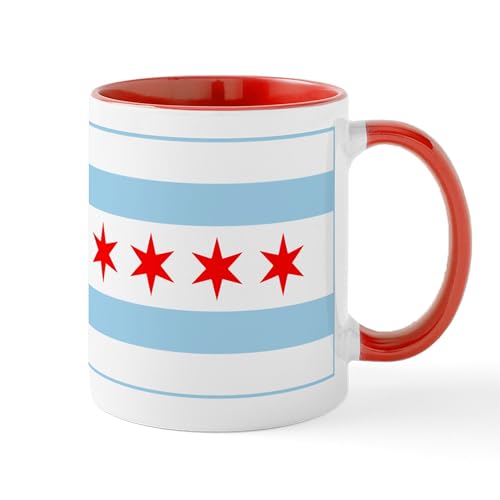 White/Red Inside - City Of Chicago Flag