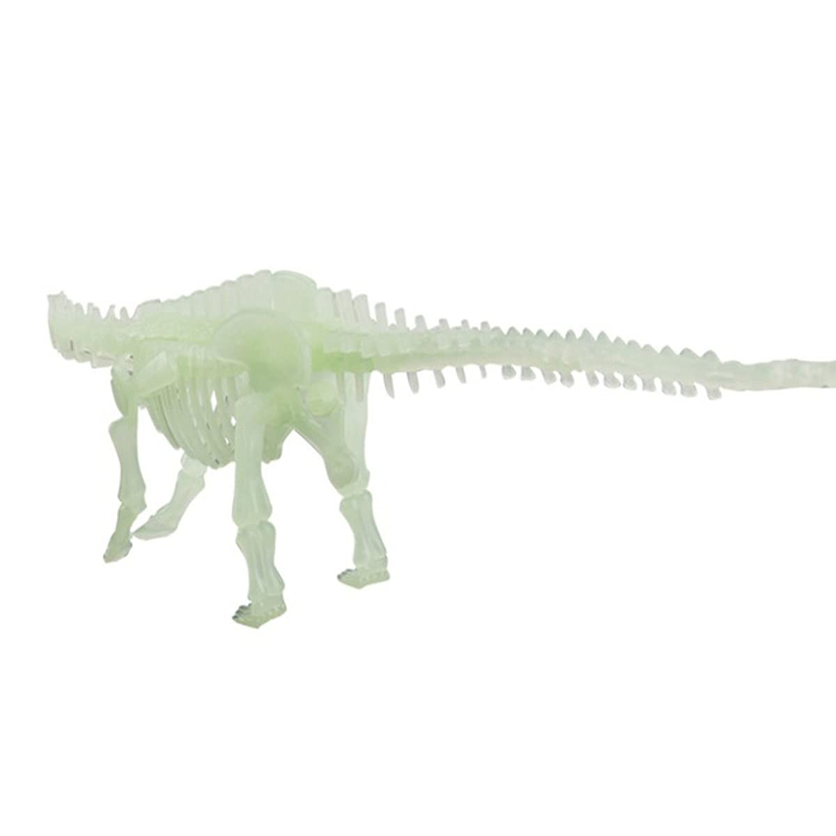**Glow-in-the-Dark Halloween Skeleton Toy - Realistic Dinosaur Bones & Human Skeleton Model for Spooky Decor, Party Favors, and Kitchen Scare | Perfect for Halloween Parties, Home Haunts, and Themed Events**