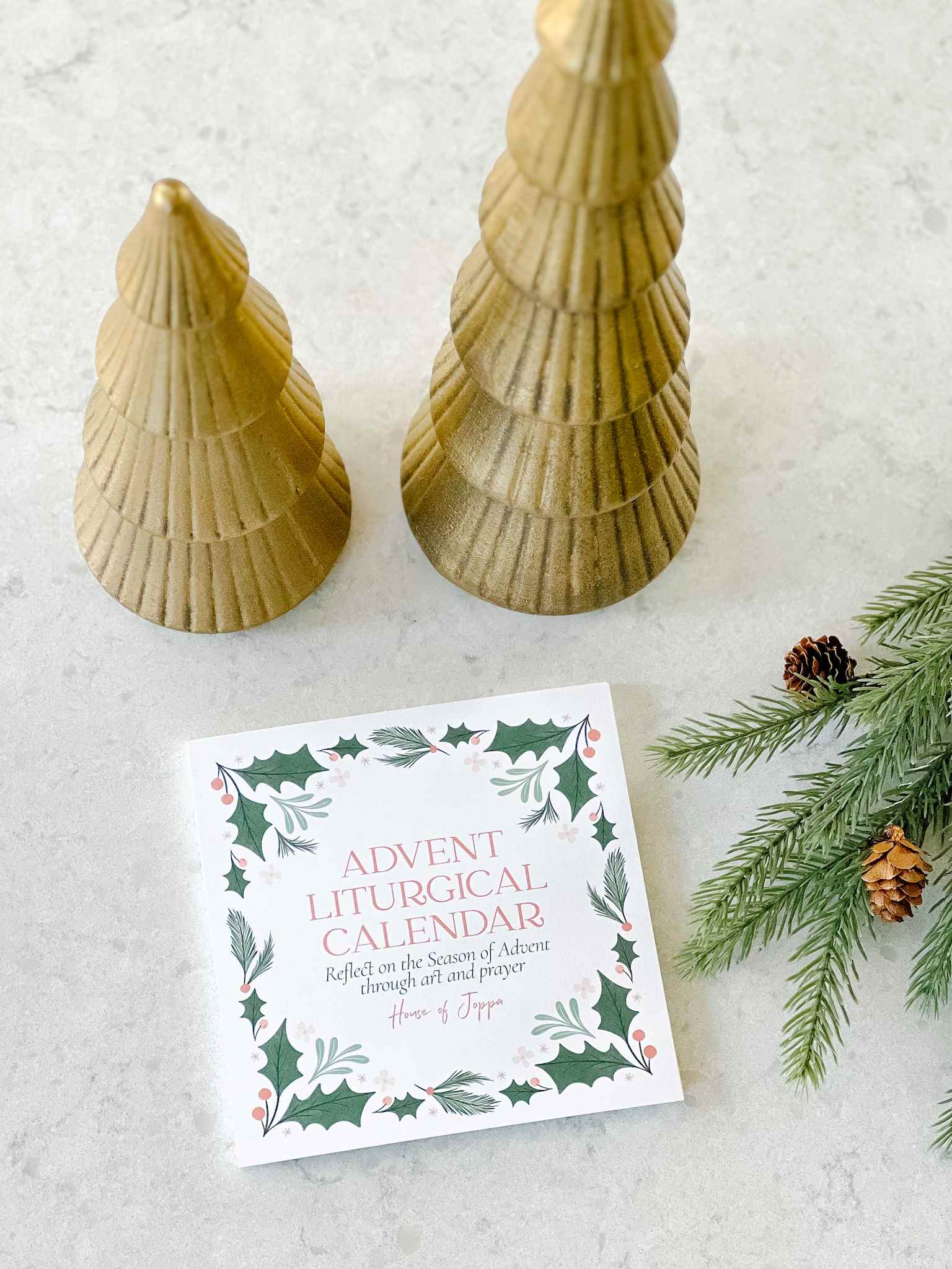 Advent Liturgical Calendar - Countdown to Christmas with Daily Scripture Readings & Prayers - Perfect for Home, Church & Family Devotions