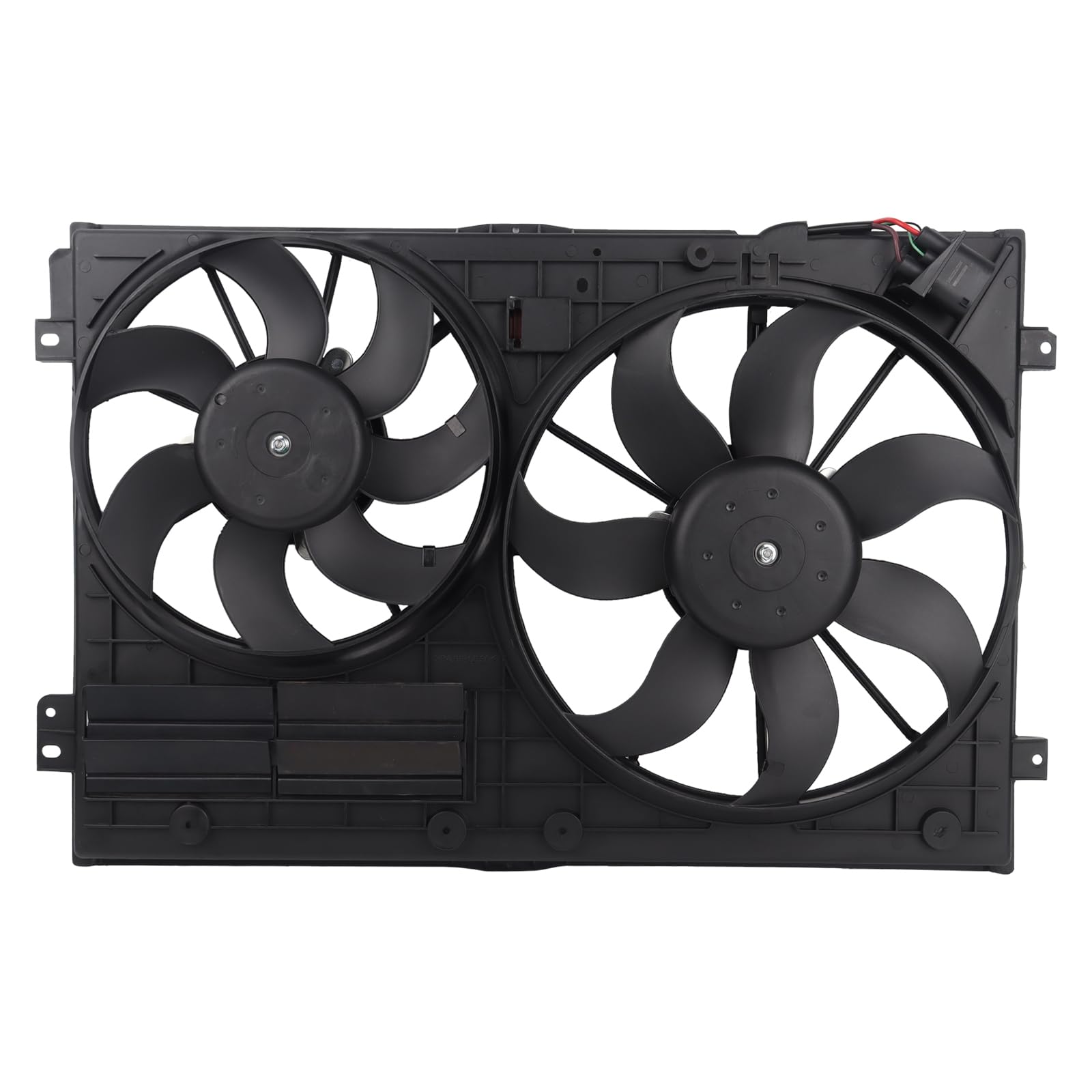 VW Jetta City, Passat, Golf, Golf R, Tiguan, Beetle, CC, Eos, GTI, R32, Audi A3, A3 Quattro, TT, TT Quattro Engine Radiator Cooling Fan - Replacement for 1K0959455DT 620805 - Perfect for Overheating Prevention & Performance Upgrade