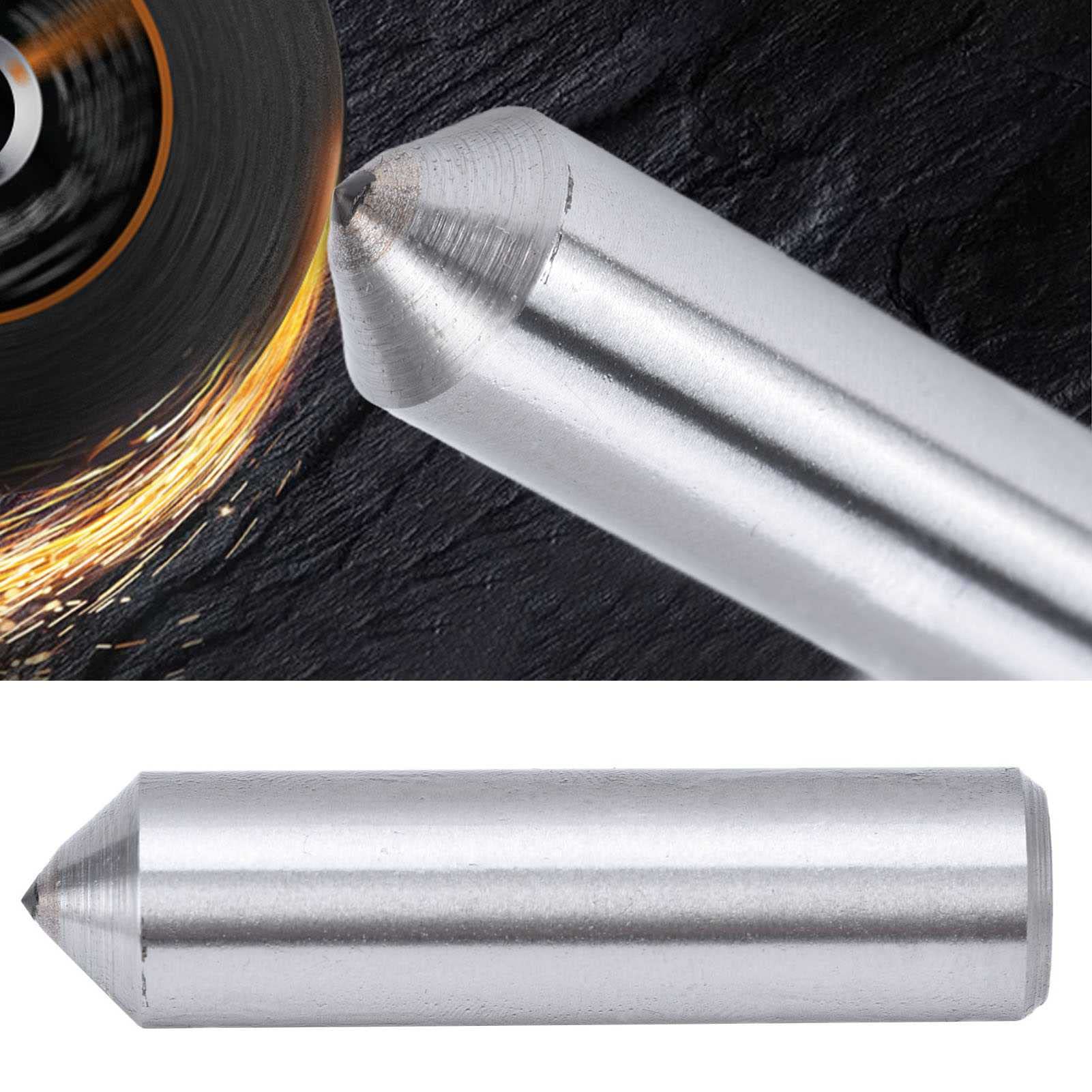 Yuecoom Diamond Dresser Single Point Grinding Wheel Tool with Carbon Steel Shank - Tapered Point for Truing & Dressing Grinding Wheels - Perfect for Metalworking, Jewelry Making, and DIY Projects
