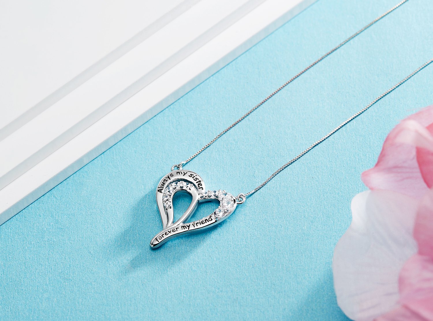 Sister Gifts for Birthday - Always My Sister Forever My Friend Jewelry, 18