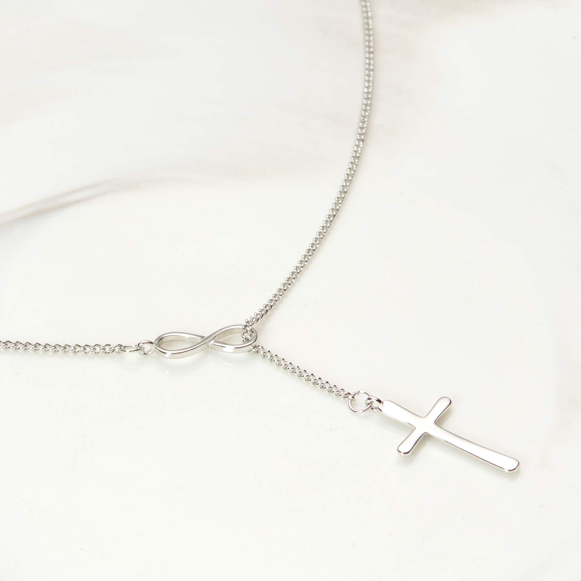 Sympathy Necklace for Loss of Father - Sterling Silver Pendant Gift for Women | Memorial Jewelry for Grieving Daughters