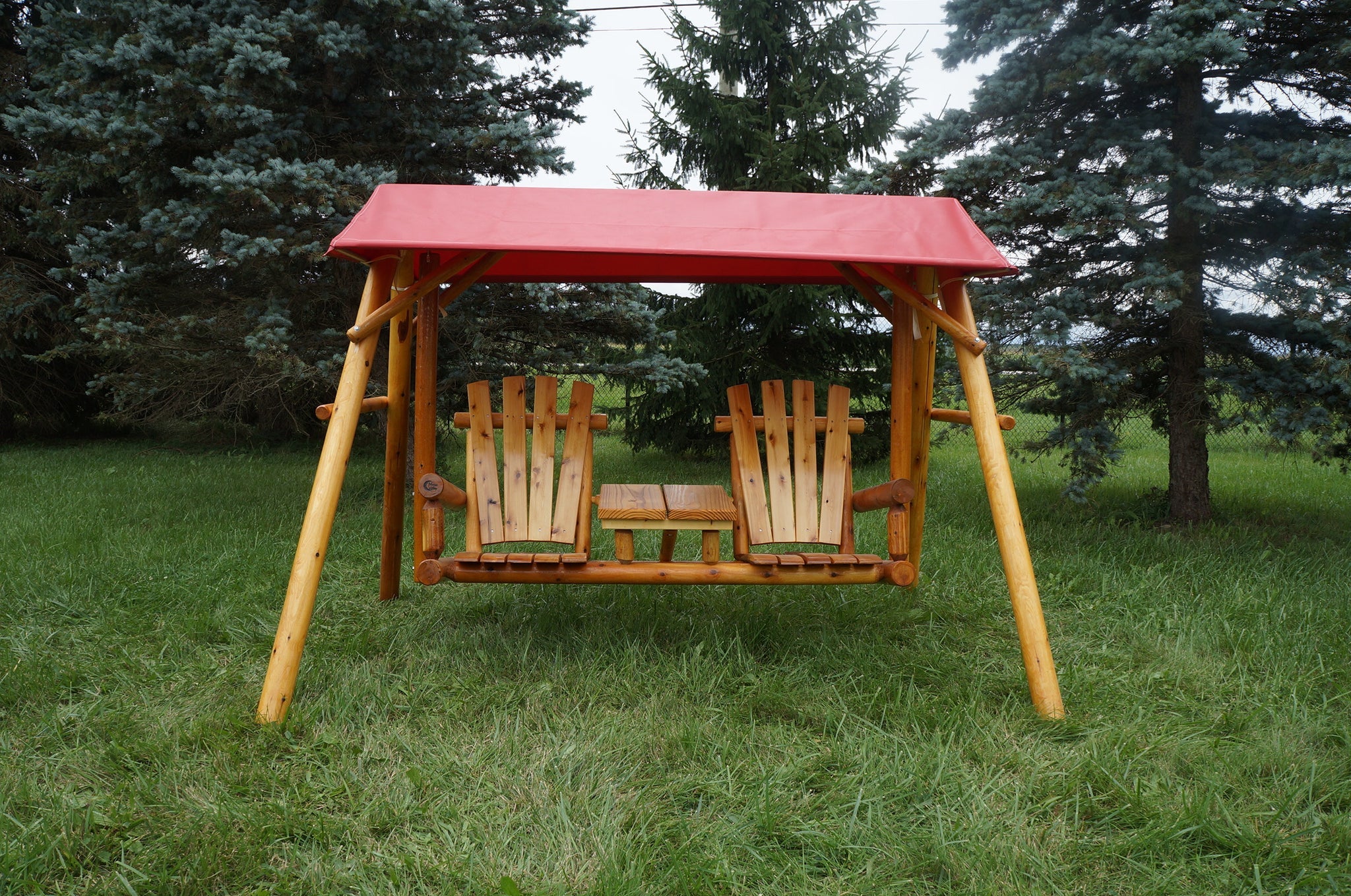 Moon Valley Tete a Tete Swing - Outdoor Garden Bench Swing for Two, Perfect for Porch, Patio or Backyard Relaxation