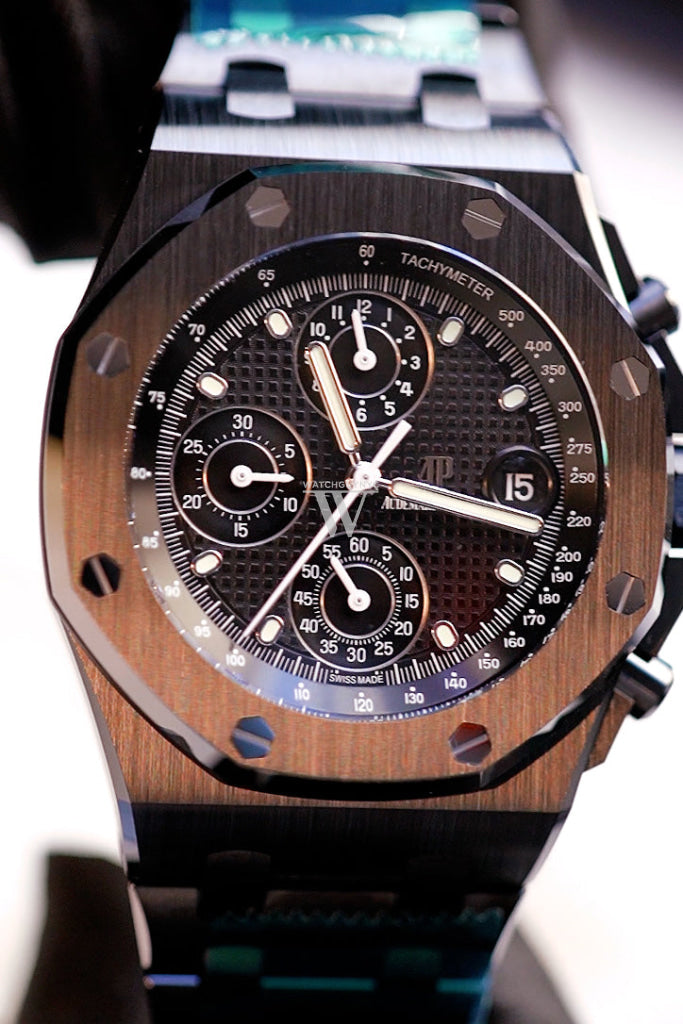 Audemars Piguet Royal Oak Offshore Black Ceramic Men's Watch 26238CE.OO.1300CE.01 - Luxury Swiss Automatic Chronograph for Business & Formal Occasions