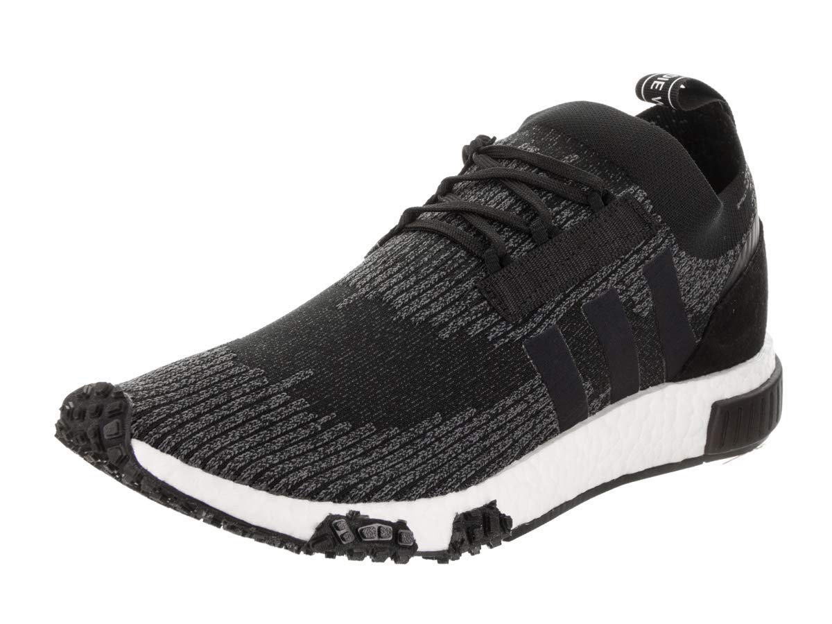 Adidas Men's NMD Racer Primeknit Running Shoes - Black | Lightweight Comfortable Sneakers for Jogging, Gym & Casual Wear